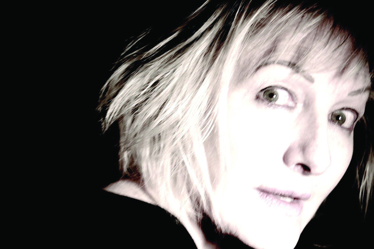 A close up of a woman