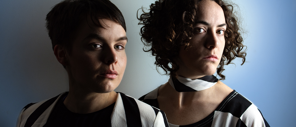 portrait of two woman