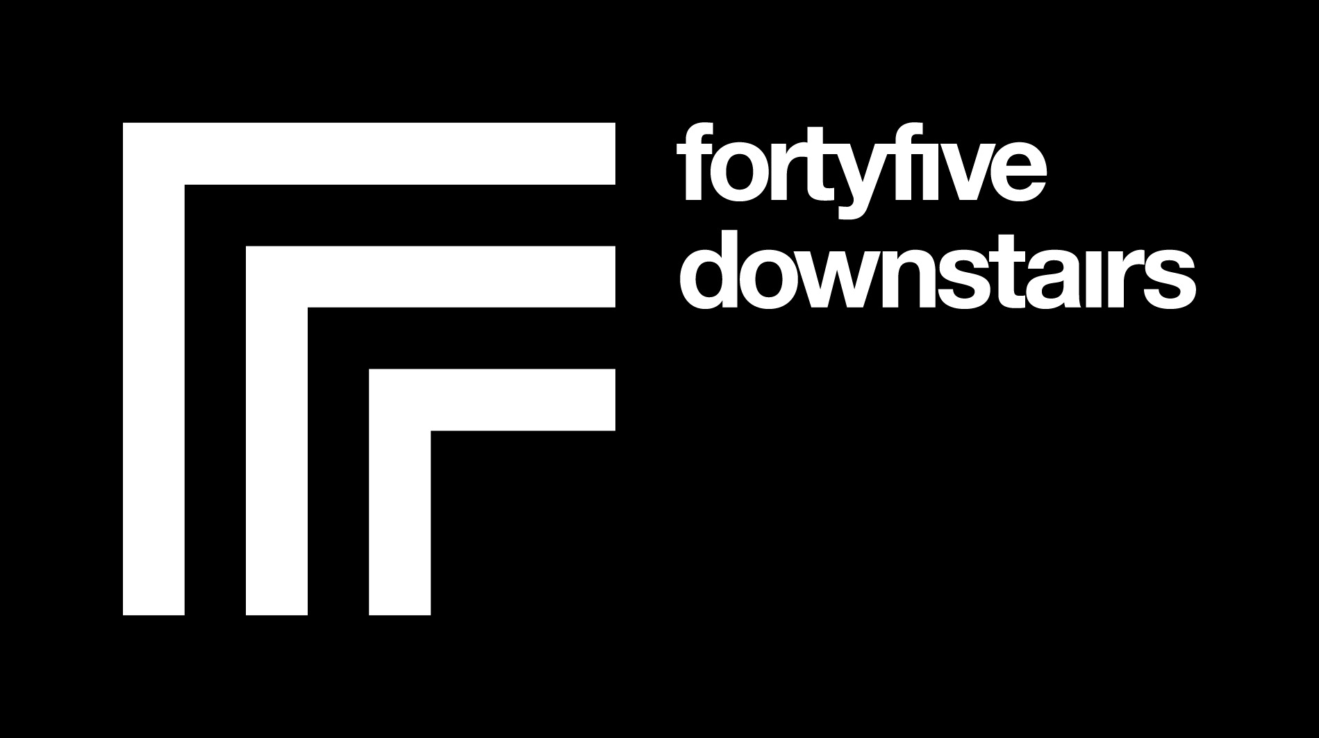 fortyfive downstairs logo