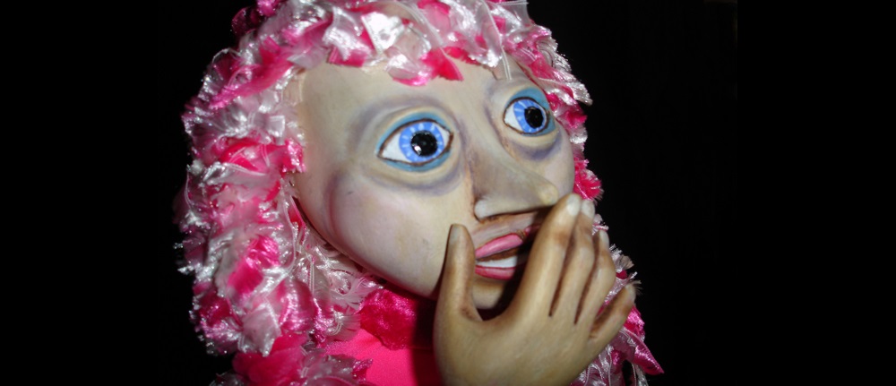 a puppet Princess Pink at the Once Upon A Time Café